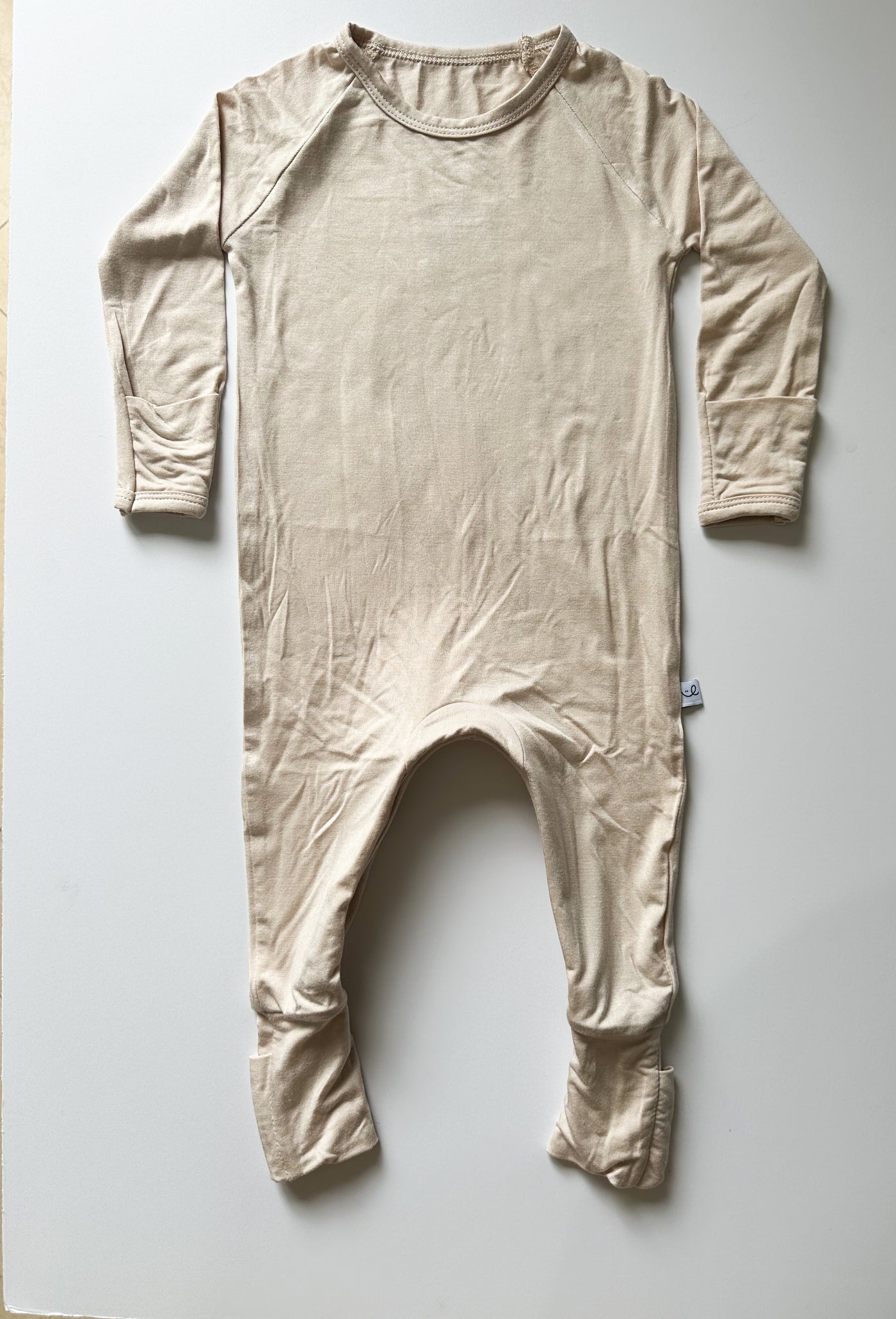 One Zip Oatmeal Pajamas