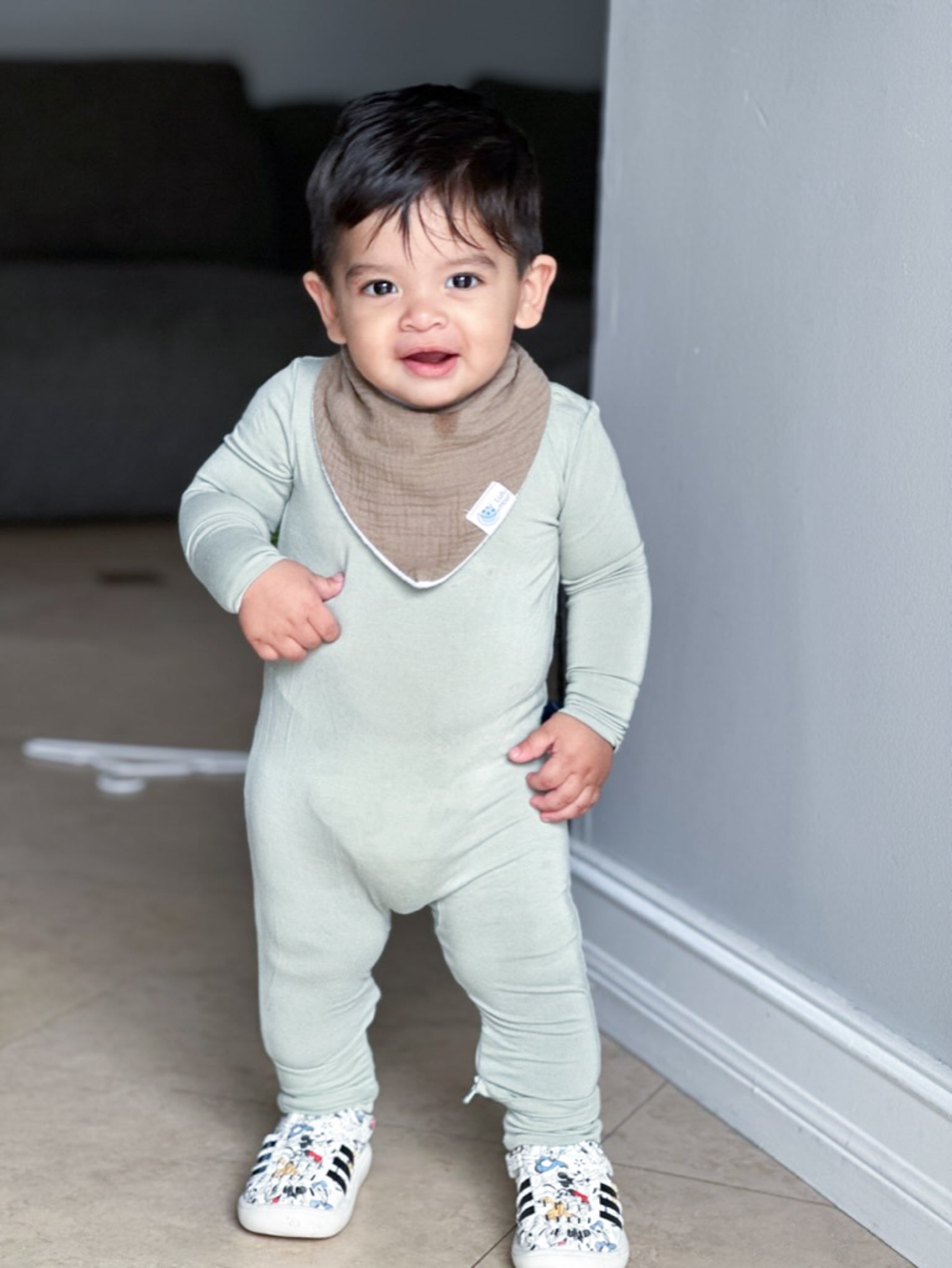 One Zip Sage Pajamas