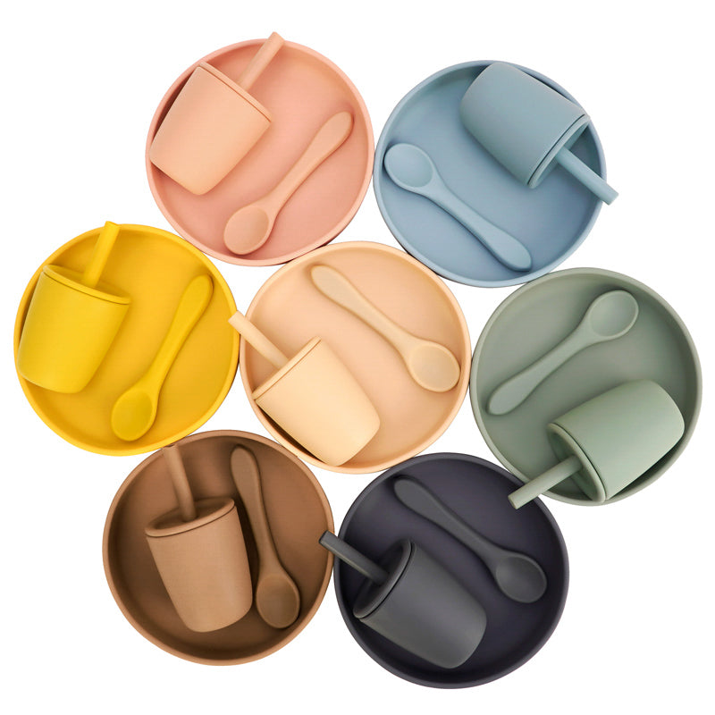 Modern Suction Plate - Mustard Yellow