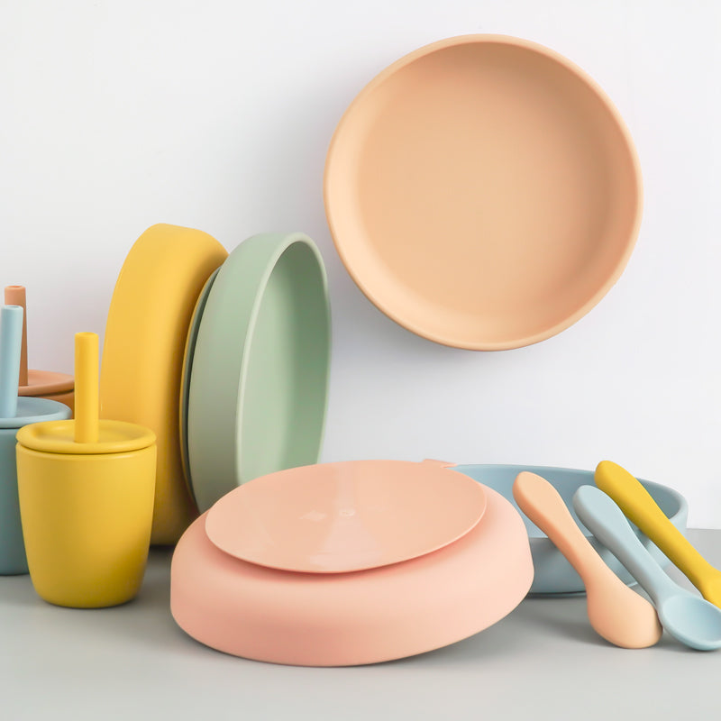 Modern Suction Plate - Oat