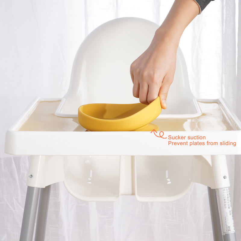 Modern Suction Plate - Blush Pink